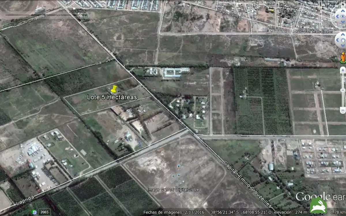 Alquiler 5 hectáreas zona aeropuerto